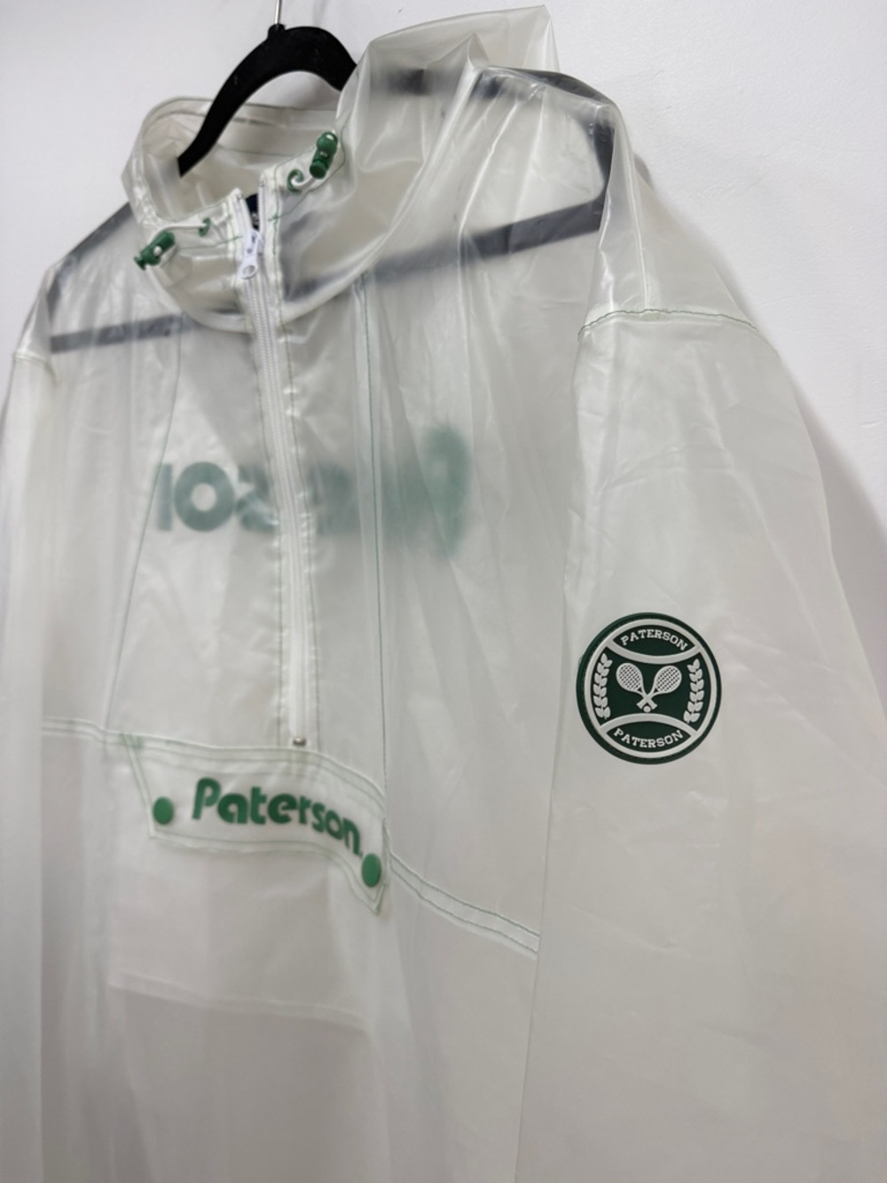 Paterson Transparent Anorak Jacket Windbreaker Pullover Men’s Size XL - Picture 3 of 5